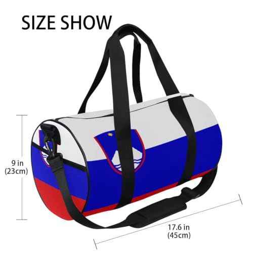 Bolsa de gimnasio ligera con bolsillo interior y diseño esloveno 4