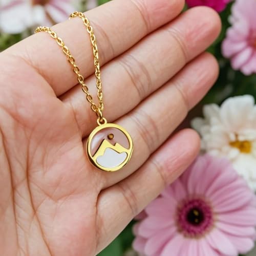Mustard Seed Necklace Jewelry for Women Girls, Gold2