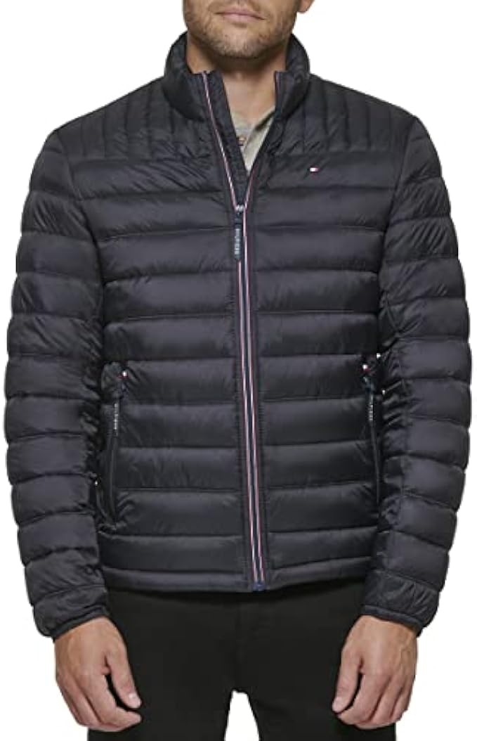Tommy Hilfiger Men's Ultra Loft Lightweight Packable Puffer Jacket (Standard and Big & Tall)