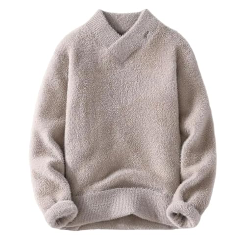 Men's Turtleneck Sweater Long Sleeve Pullover Thick Warm Soft Comfortable Casual Top