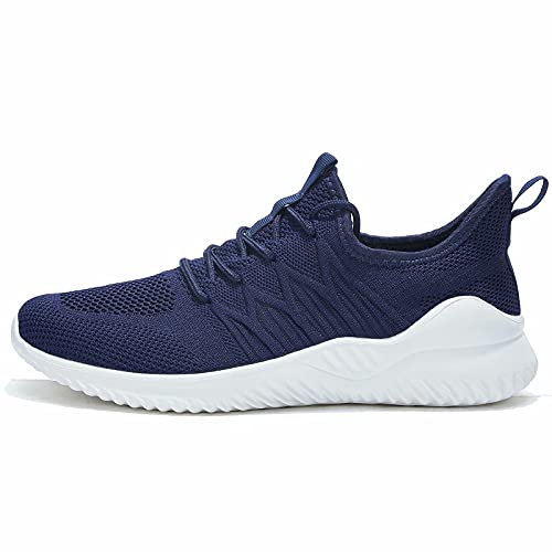 Image of Mens Running Shoes Slip-on Walking Sneakers Lightweight Breathable Casual Soft Sole Trainers