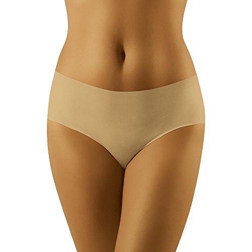 Wolbar Damen Mini-Slip WB67, Beige,XL