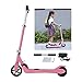 Magic Way Patinete Eléctrico Niños 5" Motor 120W Batería 36V 2,2AH Velocidad Máx 6KM / H Autonomia Máx 8KM Altura Ajustable Regalos para Niños Rosa