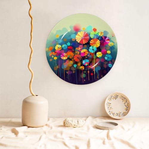 Assiette décorative porcelaine anglaise avec support déco maison - 6