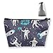 Produktbild Trapez-Aufbewahrungstasche Buggy-Tasche Reise- und Heimtasche - Astronauten-Charaktere mit Sternenmuster Bedruckte Kosmetiktaschen Kulturbeutel-Make-up erhalten -