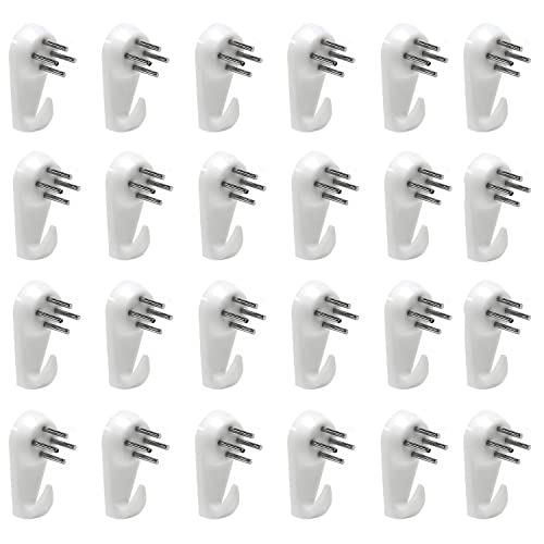 Image of Nails for Hanging Pictures,Picture Hooks Hardwall Hanger for Hardware, Fasteners & Hooks Wall Mount Non-Mark Hook Picture Photo Frame Hangers(100pcs,30*15mm)