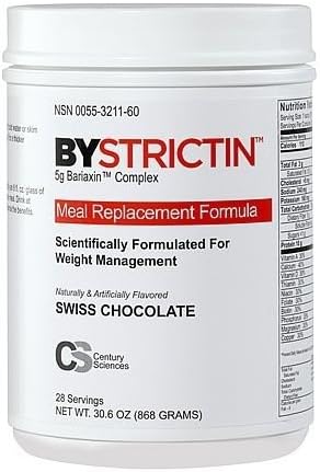Bystrictin Meal Replacement Formula Swiss Chocolate 28 Servings - 30.6 oz.