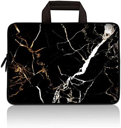11 11.6 12 12.1 12.5 inch Laptop Carrying Bag Chromebook Case Notebook Ultrabook Bag Tablet Cover Neoprene Sleeve for Apple MacBook Air Samsung Google Acer HP DELL Lenovo Asus (Black Marble)