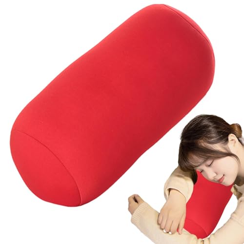 Microbead Neck Pillow, Microbead Bolster Tube Pillow, Bean Bag Pillow, Cushtie Pillow, Cervical Support Neck Pillow For Comfort, Soft Microbead Support Back Cushion For Bedrooms Living Rooms