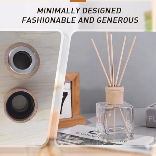 Botellas de vidrio para difusor de aroma vacío 50ml miniatura 5