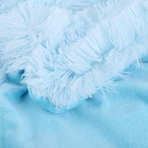 63X79Inch Cozy Luxury Faux Fur Throw Blanket Hot Pink Plush Long Shaggy Super Soft Blanket Flurry Warm Blanket Home Decorative Throw Bed Couch Sofa #TOP1