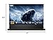 IN&VI Motorized ALR Floor Rising Projector Screen for Long/Standerd Throw Projector,Movie Screen for Home Theater,Motorized Projector Screen 4K/8K Ultra HD Active 3D (120 Inch/16:9)