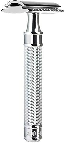 MÜHLE Grande R89 Double Edge Safety Razor (Closed Comb) | Perfect for Everyday Use | Barbershop Quality Close Smooth Shave | Luxury Razor for Men