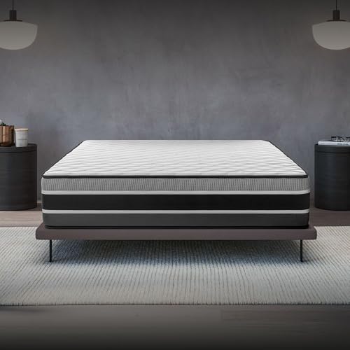 COSMOS - Memory Foam Mattress - Height 30 cm - Felis - HR Foam and Blue Latex - Firm, Breathable, Hypoallergenic, Ergonomic - Winter Summer Face, 7 Comfort Zones