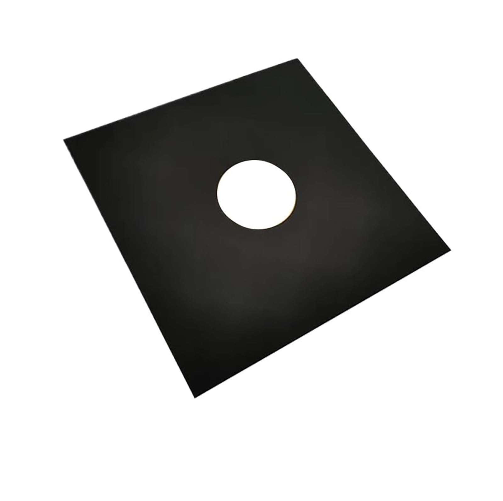 Copertine Interne per Dischi in Vinile 10 Pezzi da 12 Pollici Buste for Dischi in Vinile coperture protettive for Album for LP in Carta Kraft Interne for in antistatici(with Hole-Black)