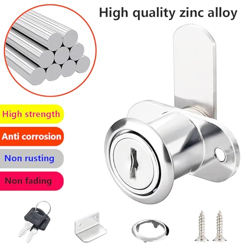 Qrity 1 Piece Cabinet Locks Letterbox Lock, with Different Keys - Image 3