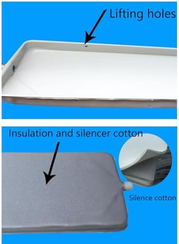 Air Conditioner Drain PanOutdoor Air Conditioning Drip Pan with Drain Hole and Hose - Prevent Water Overflow and Leakage，（181x24cm/71.3x9.4in）