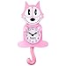 NJ Croce Felix The Cat Motion Clock - Pink