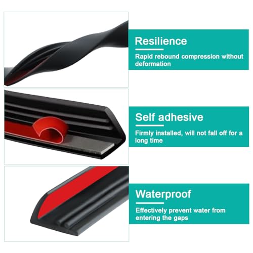 Image of STHIRA Car Window Seal Strip Rubber Car Side Window Gap