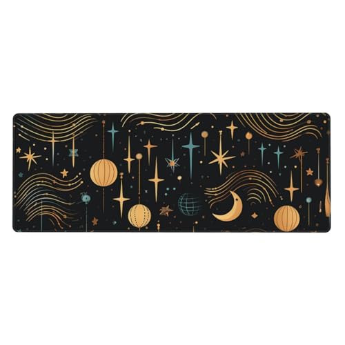 Tapis de souris de jeu pour ordinateur portable sous les étoiles