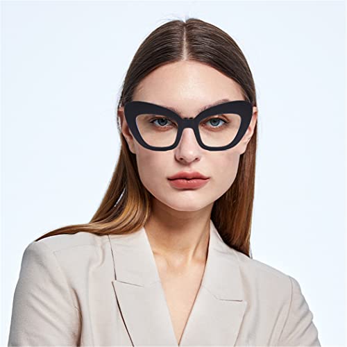 Image of 3Pack style Readers,Blue Light Blocking Computer Cat eye Reading Glasses for Women (black /red /Wine red, 1.50)