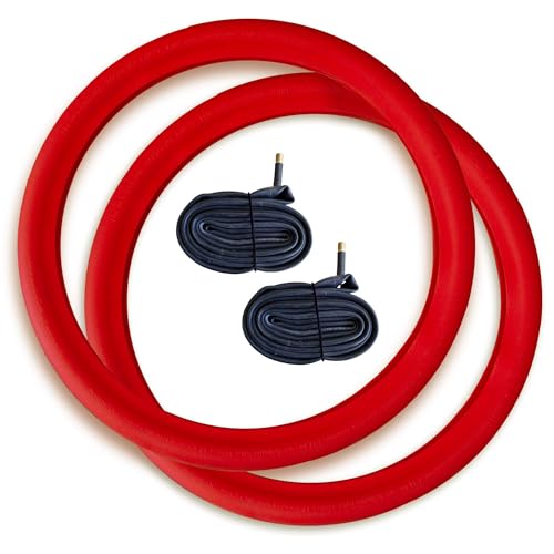 Tannus Armour Tire Inserts 26 x 4.0-4.8 Schrader Set of 2 No Flat Bicycle Tire Liners with Tubes Bike Protection