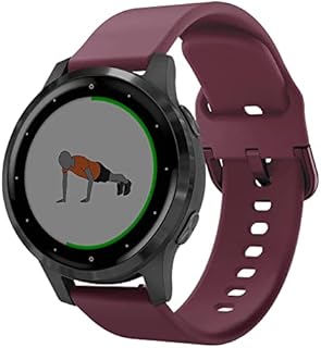 Armband für Garmin Vivoactive 4S(40mm)/Vivomove 3S (39 mm), Hatolove 18mm Quick-Fit Silikon Sport Uhrenarmband für Fossil Gen 3 Q Venture/Fossil Gen 4 Q Venture HR/Nokia Withings Steel HR (36 mm)