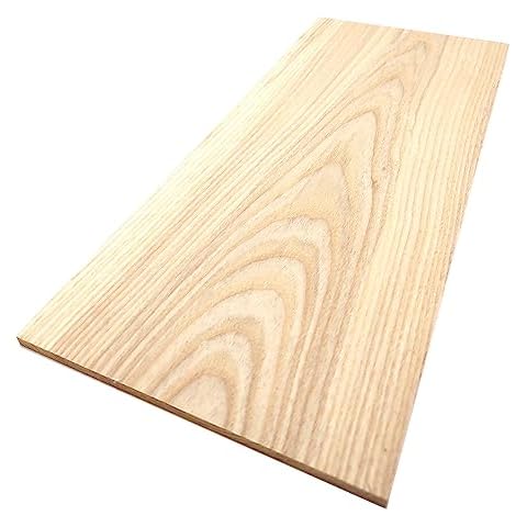 The Hardwood Edge Ash Hardwood Planks - 2-Pack Ash Wood for Unfinished Wood Crafts - 1/4’’ (6mm) 100% Pure Hardwood - Laser Engraving Blanks - Ash Wood Blanks for Crafts and Gifts Cover