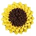 TEHAUX Pet Sniffing Pad Dog Nosework Blanket Pet Snuffle Mat Toys Dog Foraging Mat Pet Feeding Mat Puzzle Toys Dog Food Puzzle Puppy Slow Feed Mat Sunflower Felt Cloth Feed The Dog
