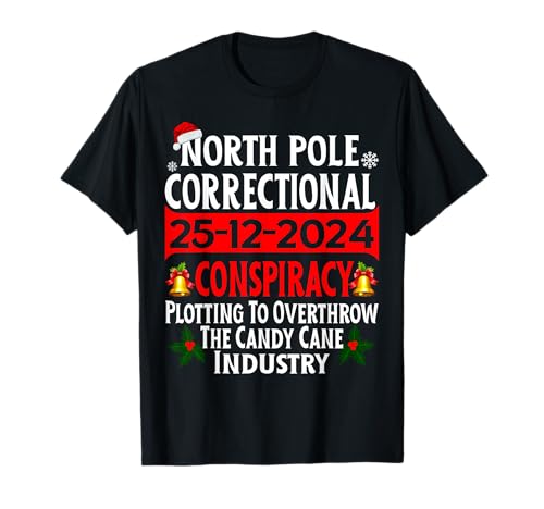 North Pole Correctional Conspiracy 2024 Correctional Conspiracy 2024 T-Shirt