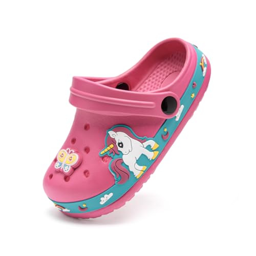 Miamooi Toddler Clogs for Girls and Boys - Cute Cartoon Non-Slip Water Shoes for Beach, Pool and Garden