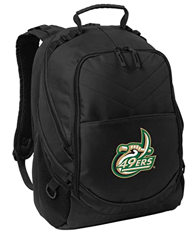 Image of Broad Bay UNC Charlotte Backpack | Official UNCC 49ers Logo, Padded Laptop Computer Section, Premium 600D Nylon Fabric