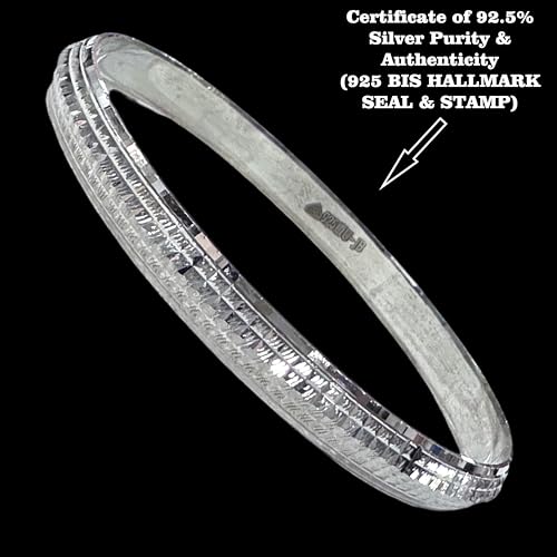 925 Sterling Silver Hallmarked Punjabi/Sikh Men Kada #062