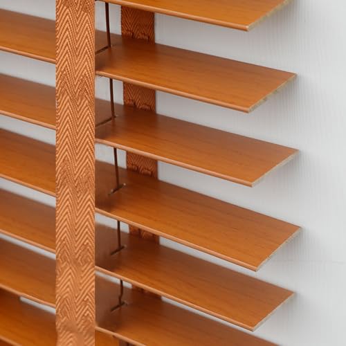 Faux Wood Blinds 2 Inch Cordless, Mini Faux Wood Blinds...