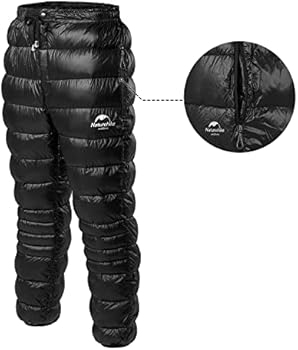 Naturehike Donsbroek Winter Ultralichte Warme Eendendonsbroek met Zijzakken Heren Dames Waterdicht Winddicht Sneeuwbroek Buiten Kamperen Bergbeklimmen Skiën