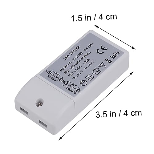 Veemoon 2 Unidades De Driver De Led Dc 12v Transformador De Led