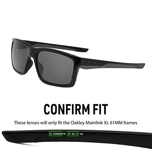 Image of IKON LENSES Replacement Lenses For Oakley Mainlink XL 61mm OO9264 Sunglasses (Polarized)