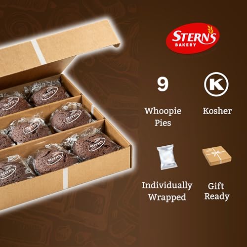 Whoopie Pie Gift Baskets | Gourmet Cookie Gift Box | 9 Individually Wrapped Whoopi Pies | Easter Gift Baskets | Birthday Food Gifts | Kosher & Nut Free | Stern’s Bakery - Image 3