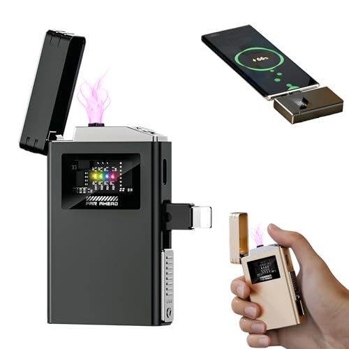 Encendedor USB eléctrico recargable negro