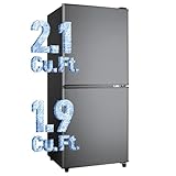 Anypro Fridge with Bottom Freezer and Drawer, 4.0 Cu.Ft...
