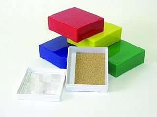 25 Capacity Slide Box, yellow (20 per box) (20 per box)