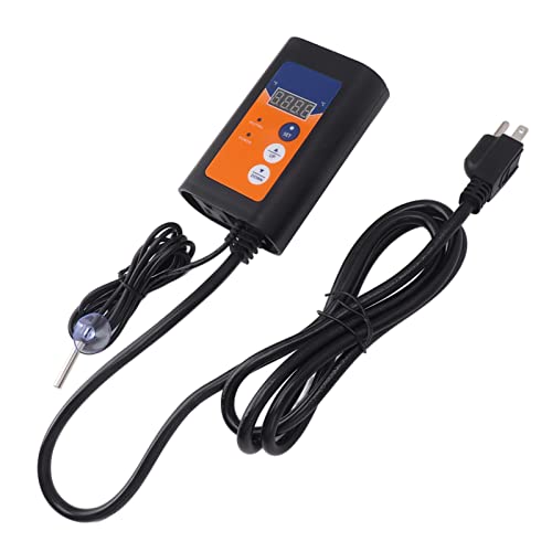 GLOGLOW Quick Response Thermostat, Automatic ABS High Accuracy 1000W Reptile Thermostat for Home (US 120V)