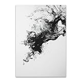 **DISEÑO CON ESTILO**: Cuadros blanco y negro modernos Nuestro arte de pared en lienzo presenta un diseño atrevido en blanco y negro que complementa fácilmente cualquier decoración del hogar y es el complemento perfecto para su sala de estar, dormitorio u oficina!