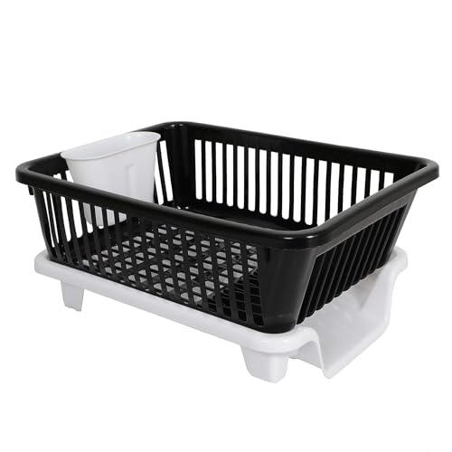 See full amazon price history chart for SIMPARTE Durable Kitchen Sink, Dish Rack Drainer, Drying Rack Washing Basket with Tray for Kitchen, Utensils Tools (Black & White) SIMPARTE Durable Kitchen Sink, Dish Rack Drainer, Drying Rack Washing Basket with Tray for Kitchen, Utensils Tools (Black & White) (B0D4VJH3Y1) Amazon Price History, Amazon Price Tracker