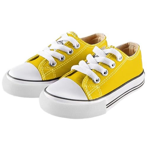Mvlsoct Boys and Girl Low Top Canvas Kids Lace up Sneakers2