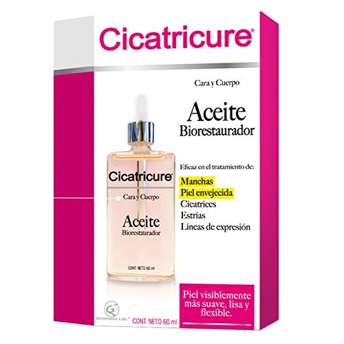Face and Body Cicatricure Oil Biorestaurador, 60ml  Body Firming and Anti-Cellulite Oil  Targets Aged Skin, Scars and Stretch Marks
