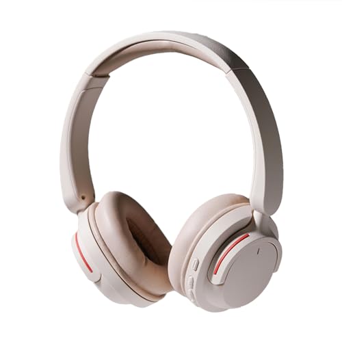 Image of Phiaton PPU-BN0300WH01 BonoBeats Lite Bluetooth On-Ear Headphones with Microphone, Digital Hybrid Active Noise Canceling, PPU-BN0300 (Beige)