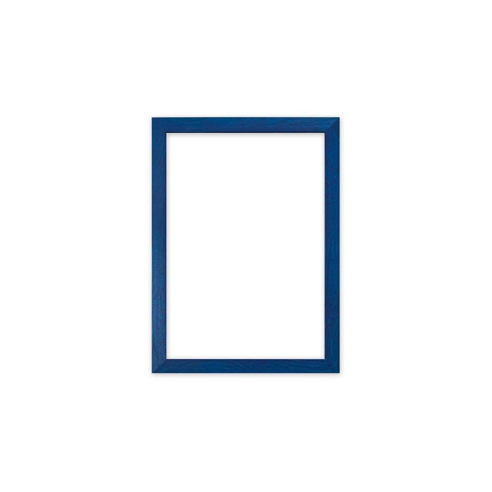 Memory Box Confetti Wood Frame Range 20 mm Picture/Photo/Poster frame with Perspex Sheet - Moulding 20mm Wide and 15mm Deep - (45.7 x 35.5cm) Blue 18" x 14"