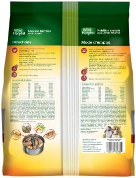 Wild Harvest Advanced Nutrition Adult Rabbit 4 Pounds, Complete And Balanced Diet - 1
