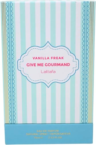 Miniatura 3 de Lattafa Vanilla Freak Give Me Gourmand, Eau De Parfum, Diseño De Frasco De Postre Dulce, Aroma De Vainilla Gourmand, 75 Ml